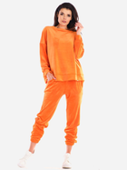 Spodnie dresowe damskie Awama A411 1132542 M Pomarańczowe (5902360553156) - obraz 3
