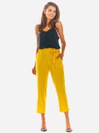 Spodnie damskie Awama A303 106819 L Żółte (5902360540996) - obraz 3