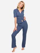 Spodnie od piżamy LaLupa LA117 1223072 XL Niebieski (5903887688956) - obraz 3