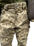 Статутні тактичні зимові військові штани на шерстипоні піксель ММ-14, ШВВЗ з утеплювачем 50/5 - зображення 3