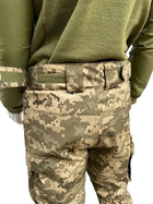 Статутні тактичні зимові військові штани на шерстипоні піксель ММ-14, ШВВЗ з утеплювачем 50/3 - зображення 4