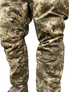 Статутні тактичні зимові військові штани на шерстипоні піксель ММ-14, ШВВЗ з утеплювачем 50/3 - зображення 6