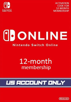 Nintendo Switch Online 12 Month Individual Membership | US