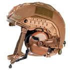 Тактические наушники EARMOR M32H+ с микрофоном для шлема FAST, Койот - изображение 4