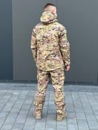 Военная тактическая форма софтшелл (Soft Shell) мультикам, демисезонная теплая форма костюм Мультикам Softshell демисезонная военная форма Multicam S - изображение 4