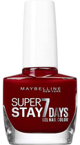 Лак для нігтів Maybelline New York Superstay 7 days Gel Nail Color 501 Cherry Sin 10 мл (3600530359592) - зображення 1