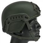 Крепление Рейки на шлем ACH MICH 2000 + планка Пикатини + крепеж Wing-Loc Олива - изображение 7