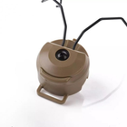 Адаптер на каску шолом для активних навушників MSA Sordin (tan) - зображення 6
