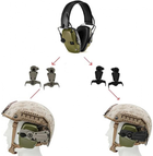 Кріплення адаптер Чебурашка на каску шолом для навушників Howard (TAN) - зображення 4