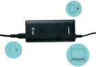 Універсальний блок живлення i-Tec USB-C 112 Вт 1x USB-C 100 Вт 1x USB-A 12 Вт для ноутбука, ультрабука, планшета, смартфона (CHARGER-C112W) - зображення 4