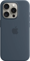 Панель Apple MagSafe Silicone Case для Apple iPhone 15 Pro Storm Blue (MT1D3ZM/A)
