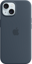 Панель Apple MagSafe Silicone Case для Apple iPhone 15 Storm Blue (MT0N3ZM/A)