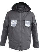 Куртка зимняя тактика мембрана Pancer Protection черная (50) - изображение 2