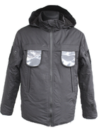 Куртка зимняя тактика мембрана Pancer Protection черная (48) - изображение 2