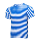 Тельняшка-футболка вязаная (голубая полоса, десантная) 64 - изображение 3