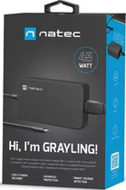 Блок живлення для ноутбука Natec Grayling USB-C 45W для ноутбуків, планшетів, телефонів (NZU-2033) - зображення 6