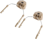 Кіплення для активних навушників на шолом Rail адапттер Тактична гарнітура кронштейн для навушників - зображення 1