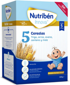 Kaszka wieloziarnista dla dzieci Nutriben Nutribn Innova 5 Cereals 600 g (8430094308423)