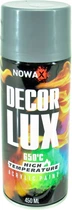 Краска аэрозольная высокотемпературная (Nowax) Decor Lux Cерый 450мл. (650°С) (RAL 9022) (NX48038/NX65038)