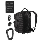 Рюкзак тактичний US ASSAULT PACK LG TACTICAL BLACK 36L - изображение 2