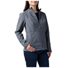 Куртка жіноча тактична 5.11 Women's Leone Softshell Jacket Turbulence L - изображение 3