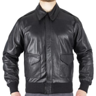 Куртка льотна шкіряна американська A2 Black S - изображение 1