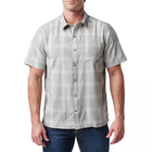 Сорочка тактична 5.11 Tactical Nate Short Sleeve Shirt Titan Grey Plaid S - изображение 1