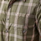 Сорочка тактична 5.11 Tactical Nate Short Sleeve Shirt Titan Grey Plaid 2XL - изображение 5