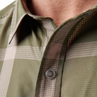 Сорочка тактична 5.11 Tactical Nate Short Sleeve Shirt Titan Grey Plaid 2XL - изображение 6