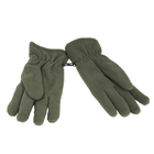 Рукавиці тактичні Mil-Tec флісові L Олива FINGERHANDSCHUHE FLEECE THINSULATE L OLIV (12534001-L) - зображення 4