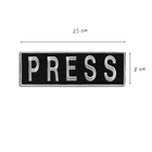 Шеврон на липучці PRESS ПРЕСА 8х25 см - зображення 5