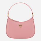 Сумка багет жіноча шкіряна Pinko Half Moon Handbag 101523A0F1 Ніжно-рожева (8057769071484) - зображення 1