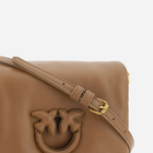 Сумка крос-боді жіноча шкіряна Pinko Love Click Puff Shoulder Bag 101584A10F Бежева (8057769110589) - зображення 3