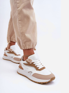 Sneakersy damskie na wysokiej platformie do kostki Henley 40 Biały/Beżowy (5905677651522) - obraz 2