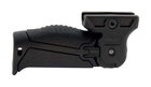 Ручка переноса огня складная DLG Tactical 048 на Пикатинни Picatinny передняя рукоятка Черная - изображение 6