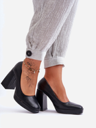 Жіночі туфлі Inna Marka Rosalia 39 Чорні (5905677656107) - зображення 4