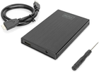Зовнішня кишеня Digitus USB 3.0 для SSD/HDD 2.5 дюйма SATA III (DA-71105-1) - зображення 3