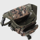 Тактическая сумка B05 на бедро военная сумка на ногу зеленая пиксель - изображение 4