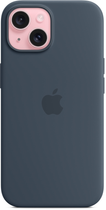 Панель Apple MagSafe Silicone Case для Apple iPhone 15 Storm Blue (MT0N3) - зображення 2