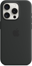 Панель Apple MagSafe Silicone Case для Apple iPhone 15 Pro Black (MT1A3) - зображення 3