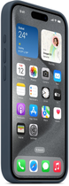 Панель Apple MagSafe Silicone Case для Apple iPhone 15 Pro Storm Blue (MT1D3) - зображення 6