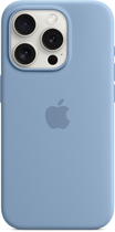 Панель Apple MagSafe Silicone Case для Apple iPhone 15 Pro Winter Blue (MT1L3) - зображення 3