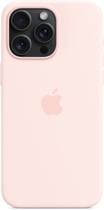 Панель Apple MagSafe Silicone Case для Apple iPhone 15 Pro Max Light Pink (MT1U3) - зображення 4