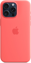 Панель Apple MagSafe Silicone Case для Apple iPhone 15 Pro Max Guava (MT1V3) - зображення 3