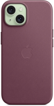 Панель Apple MagSafe FineWoven Case для Apple iPhone 15 Mulberry (MT3E3) - зображення 4