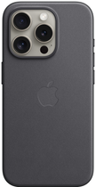 Панель Apple MagSafe FineWoven Case для Apple iPhone 15 Pro Black (MT4H3) - зображення 1