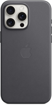 Панель Apple MagSafe FineWoven Case для Apple iPhone 15 Pro Max Black (MT4V3) - зображення 3