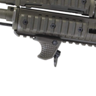 Ручка переноса огня вертикальная с QD базой для антабки DLG Tactical 151 на Picatinny передняя рукоятка Черная - изображение 2