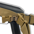 Трехточечный тактический оружейный ремень для оружия Ragnarok Стропа Койот с быстрым сбросом - изображение 3