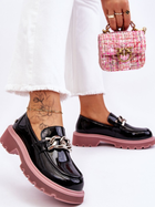 Loafersy GOE LL2N4040 39 Czarno-Fioletowe (5903163986813)